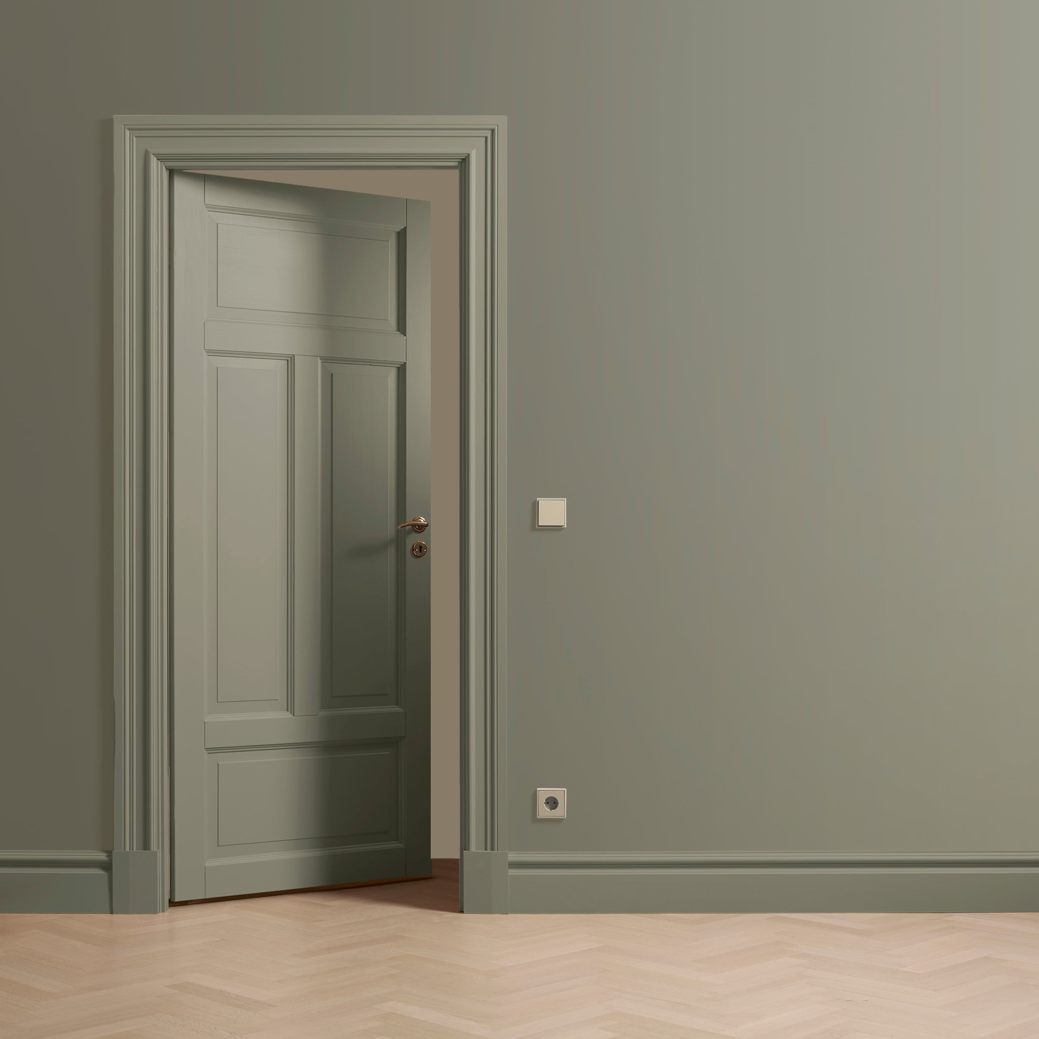 Toniton Green Umber 04 snekkermaling halvmatt 750 ml grønn
