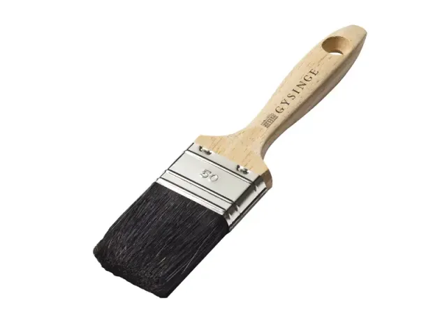 Gysinge flat lakkpensel 50 mm svinebust tre