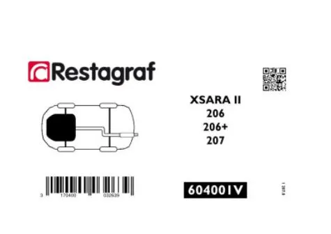 Restagraf RG 604001V festesett underskjerm motor