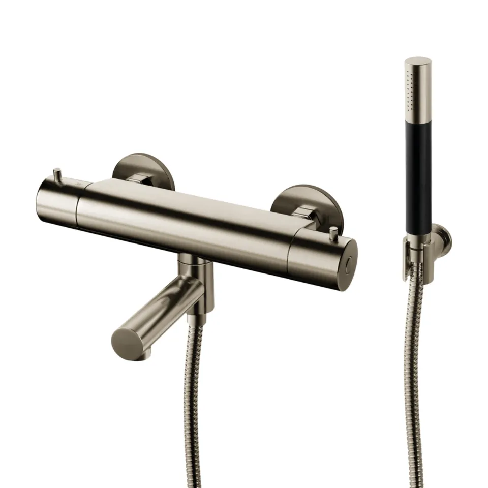 Toniton Arch badekarbatteri Brushed Nickel 150cc