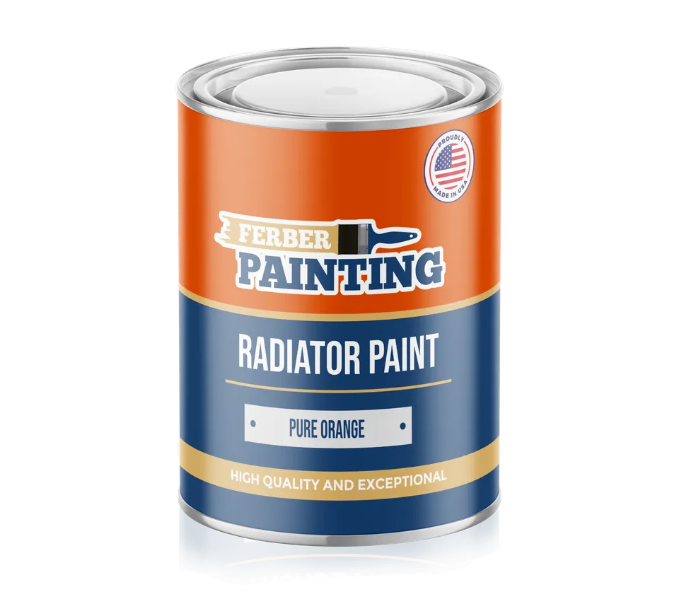 Ferber Painting radiatormaling ren oransje slitesterk