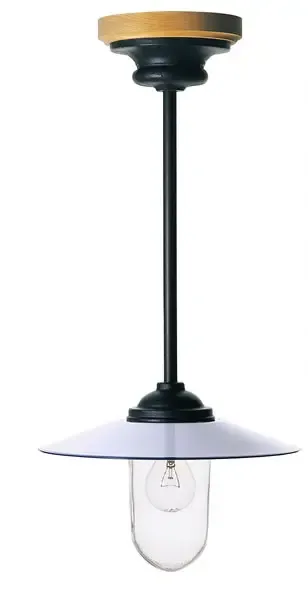 Gysinge skollampe lang svart taklampe 60 cm