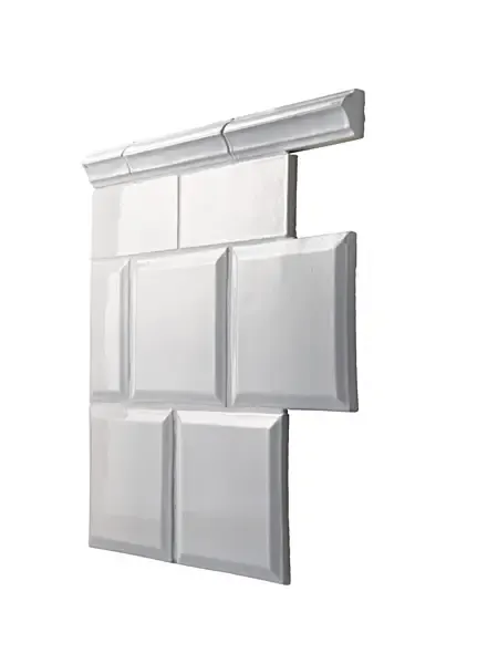 Gysinge kakel faset flis 15x15 cm 0,5 kvm