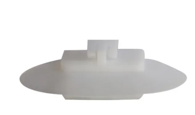 Restagraf 12448 støpeklips panel 6-pk svart