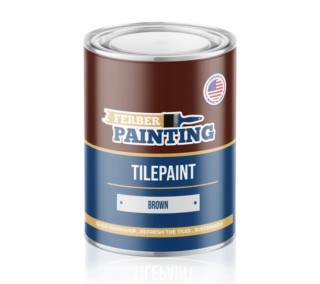 Ferber Painting Tile Paint flismaling brun vaskbar