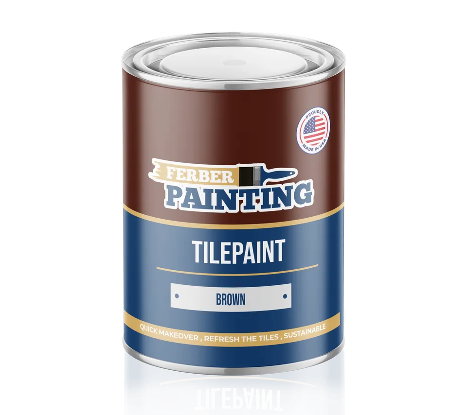 Ferber Painting Tile Paint flismaling brun vaskbar