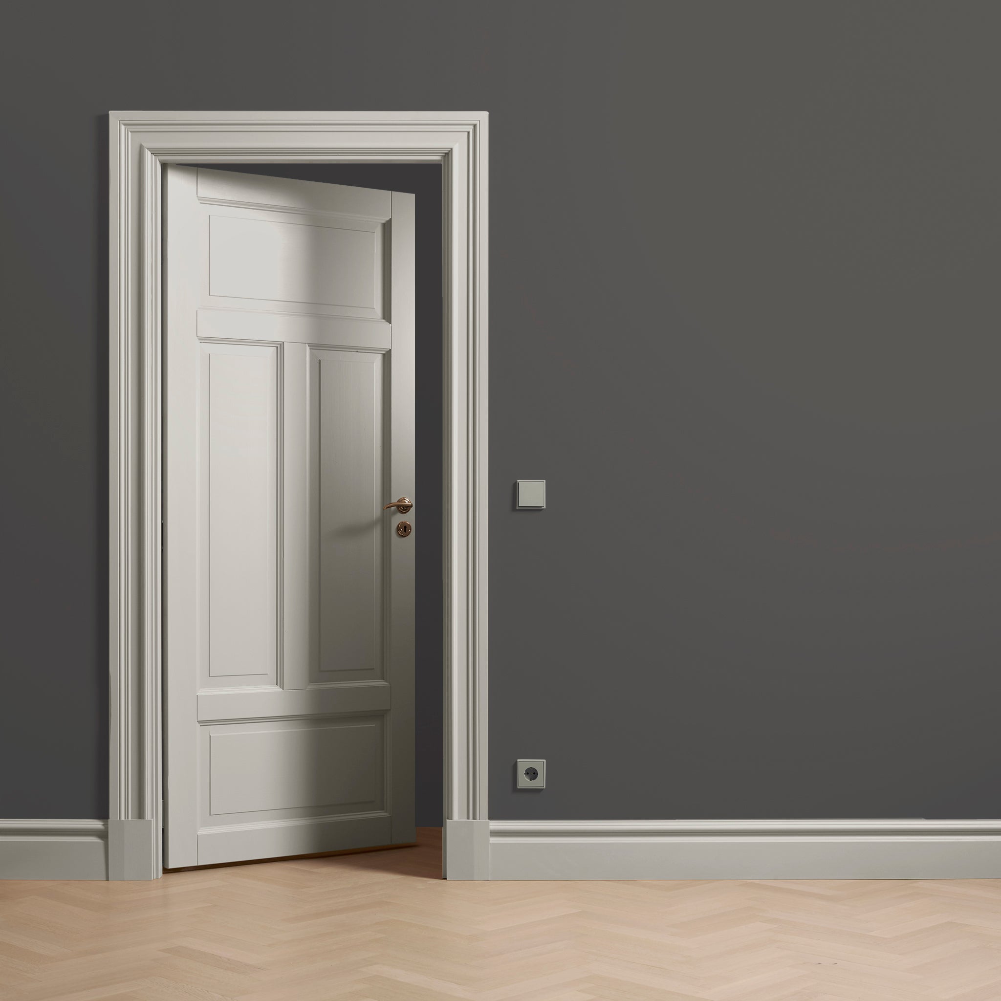 Toniton Pure Grey 06 veggmaling fargeprøve