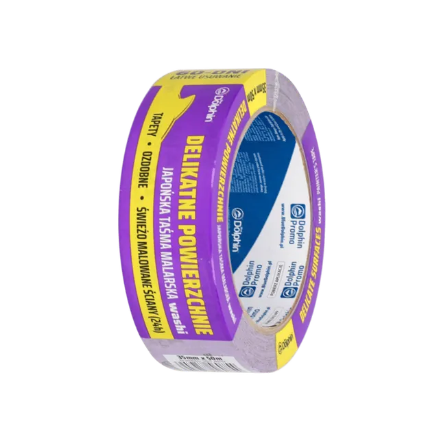 Blue Dolphin Tapes Washi maskeringstape delikate flater