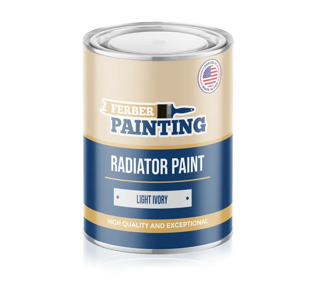 Ferber Painting Radiator Paint radiatormaling lys elfenben gulningssikker