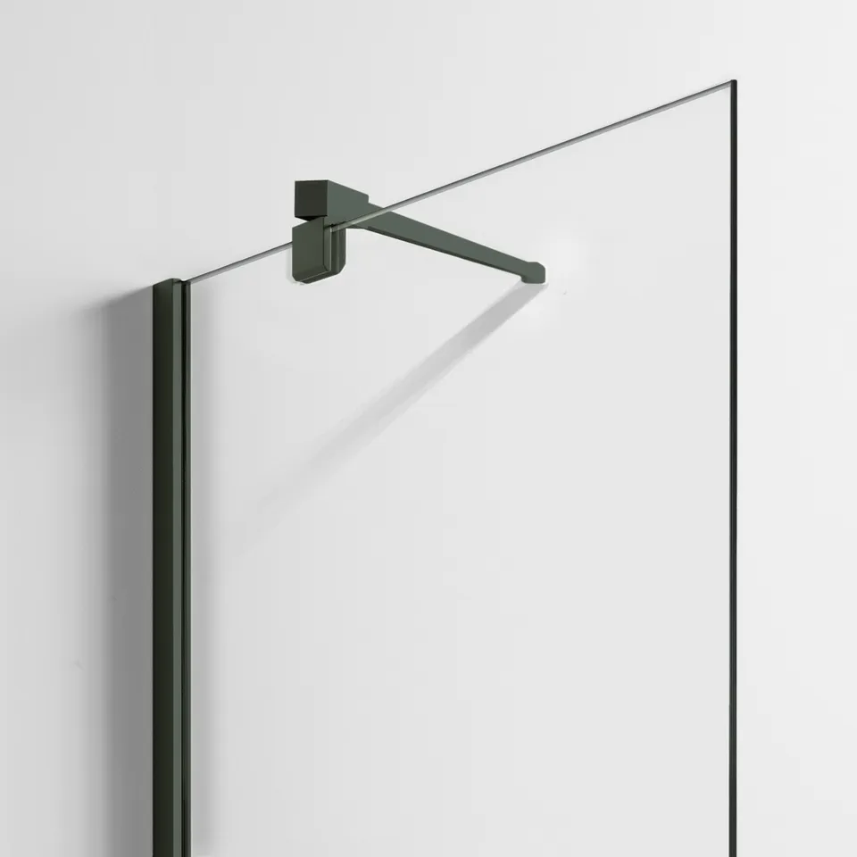 Toniton Ash Green dusjvegg glass 53 cm grågrønn