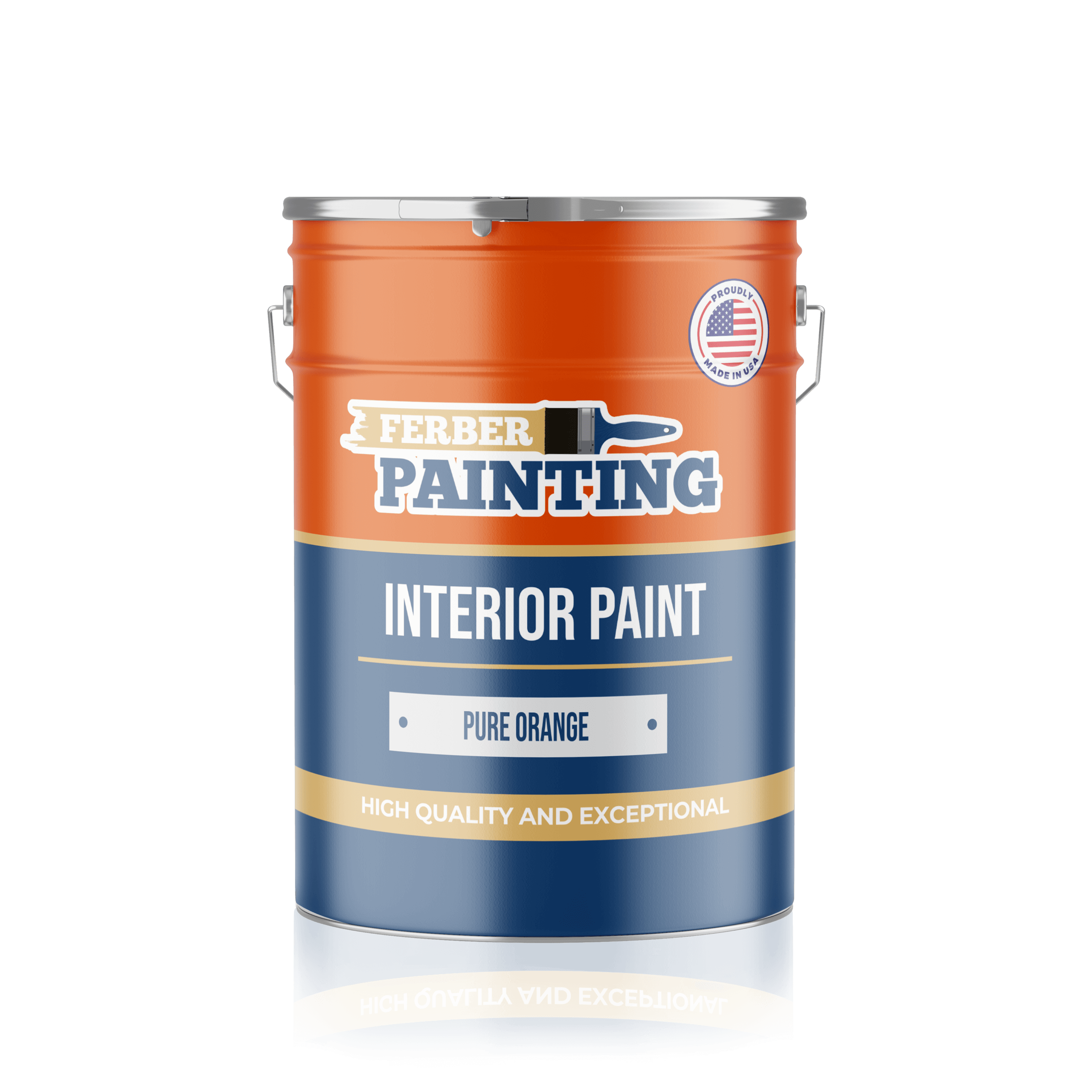 Ferber Painting interiørmaling oransje matt vaskbar