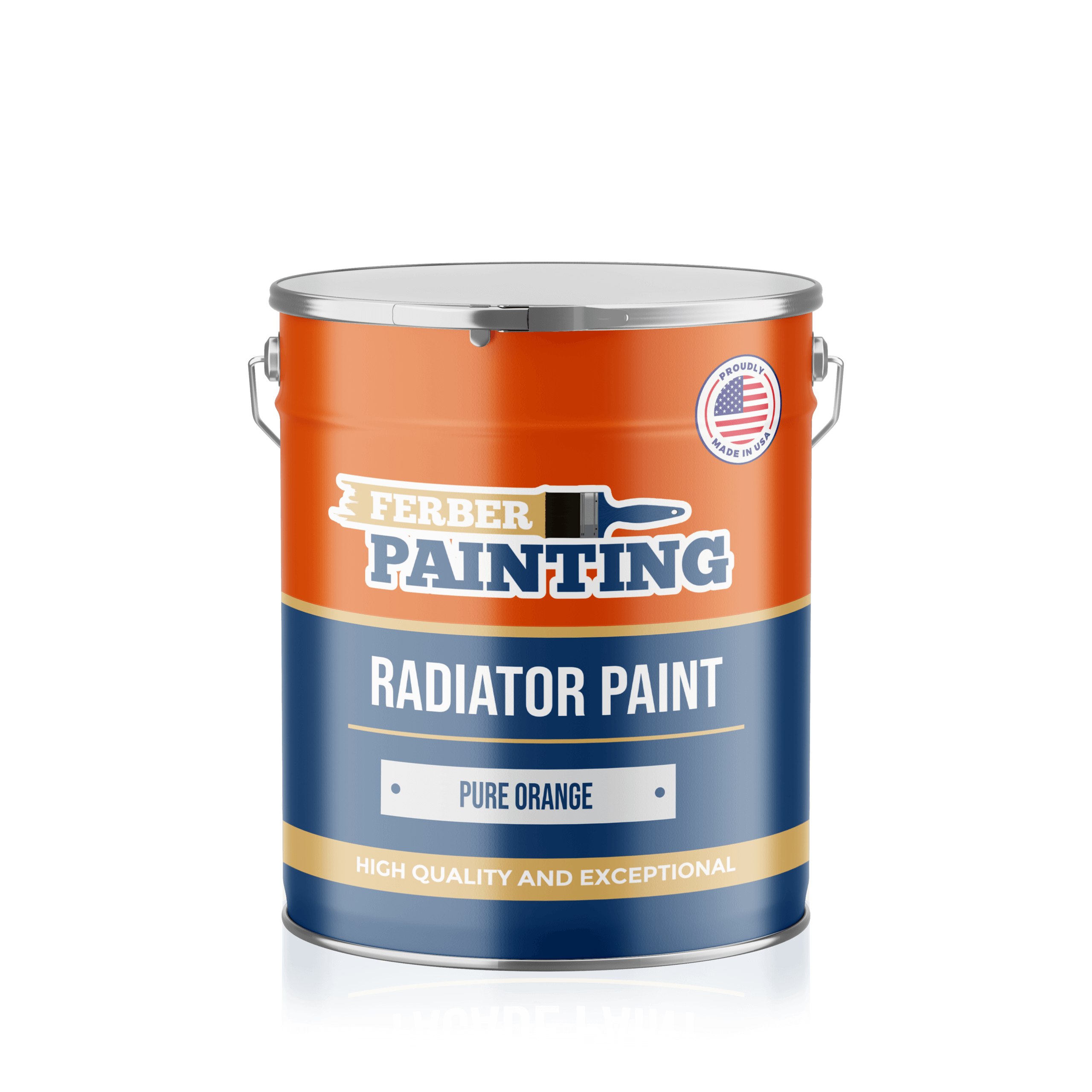 Ferber Painting radiatormaling ren oransje slitesterk