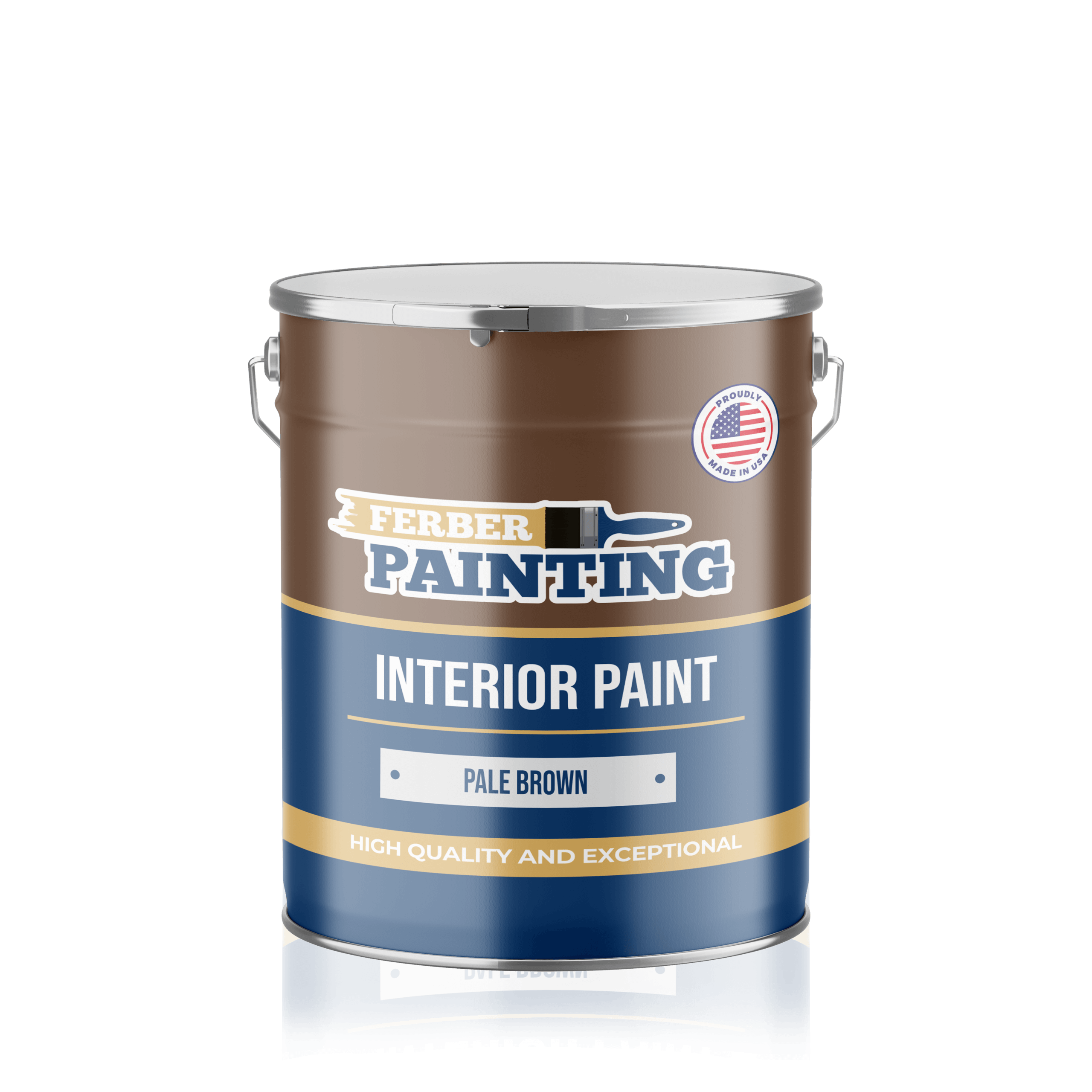 Ferber Painting interiørmaling lys brun veggmaling matt