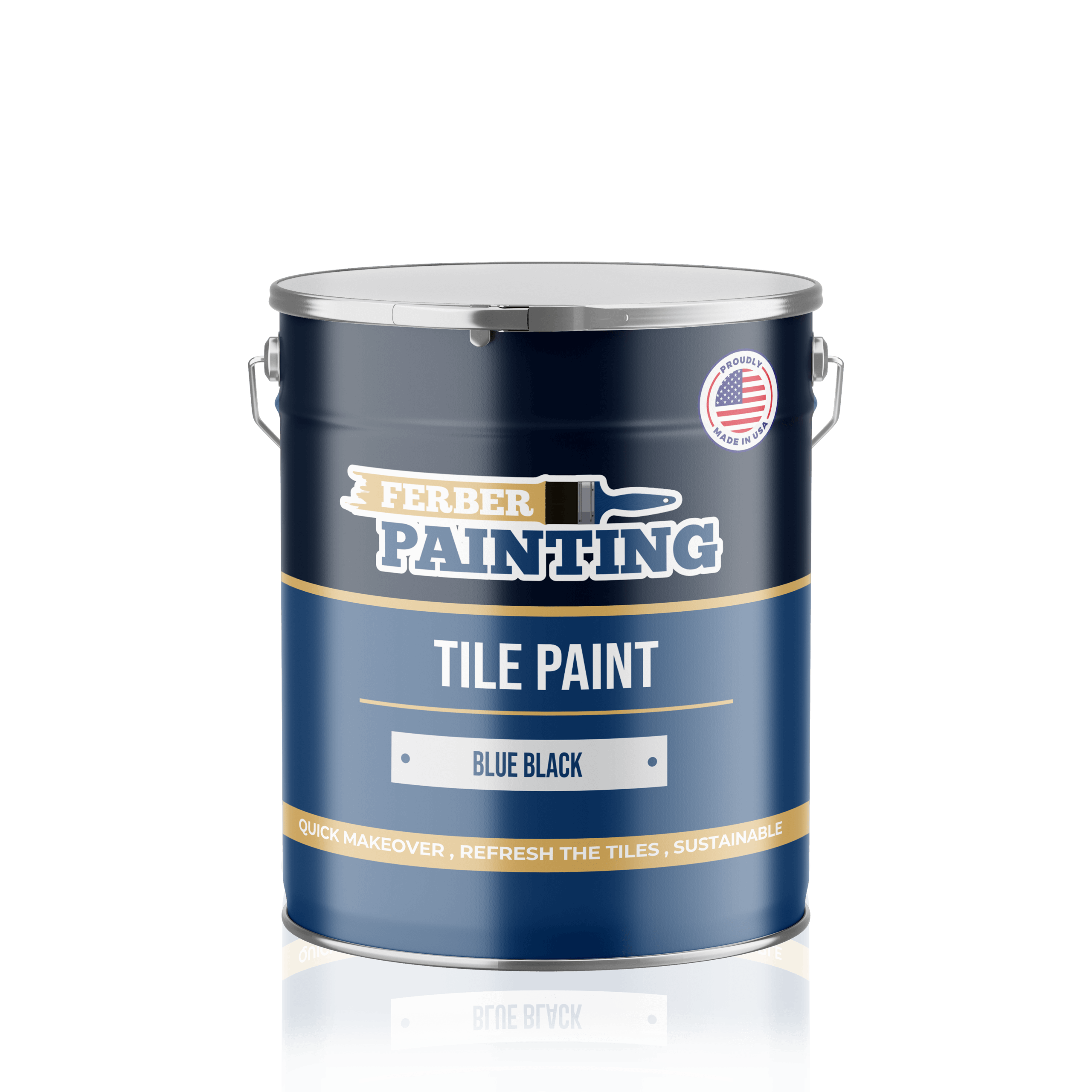 Ferber Painting flismaling blåsvart slitesterk matt