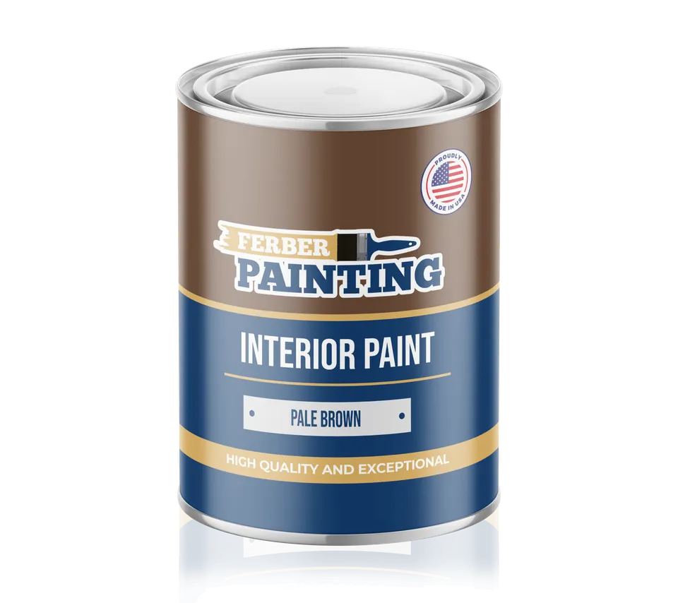 Ferber Painting interiørmaling lys brun veggmaling matt