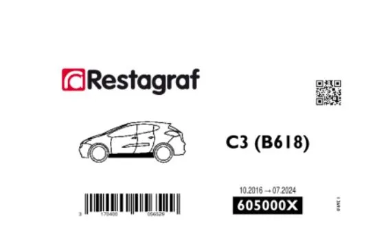 Restagraf 605000X festesett understellslister