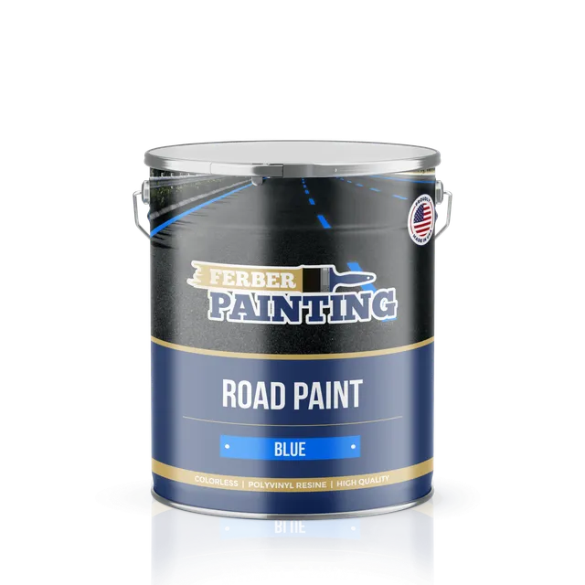 Ferber Painting Road Paint vegmaling blå slitesterk