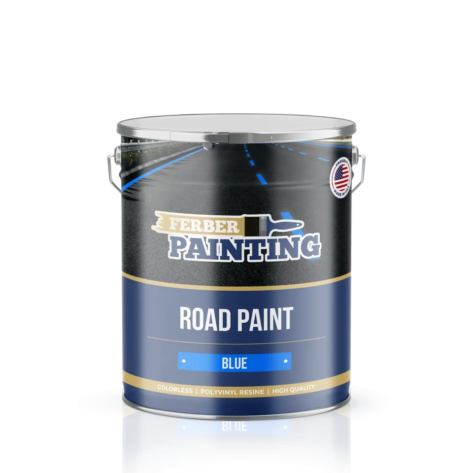 Ferber Painting Road Paint vegmaling blå slitesterk
