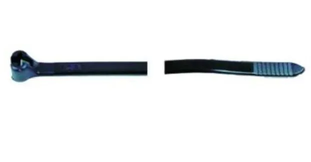 Forch Strips buntbånd 7,6x338 mm ståltunge 50-pk sort