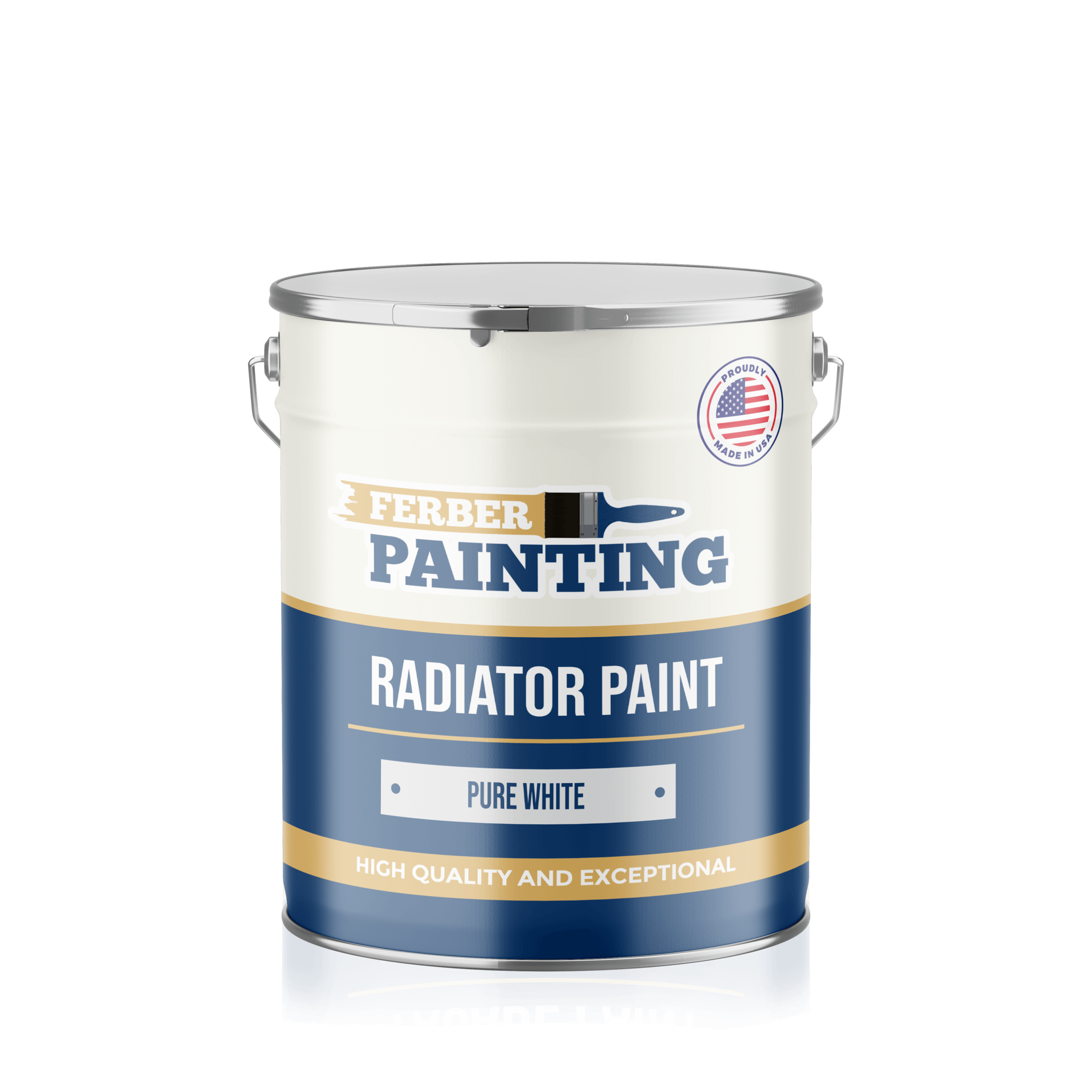 Ferber Painting radiatorlakk ren hvit varmebestandig