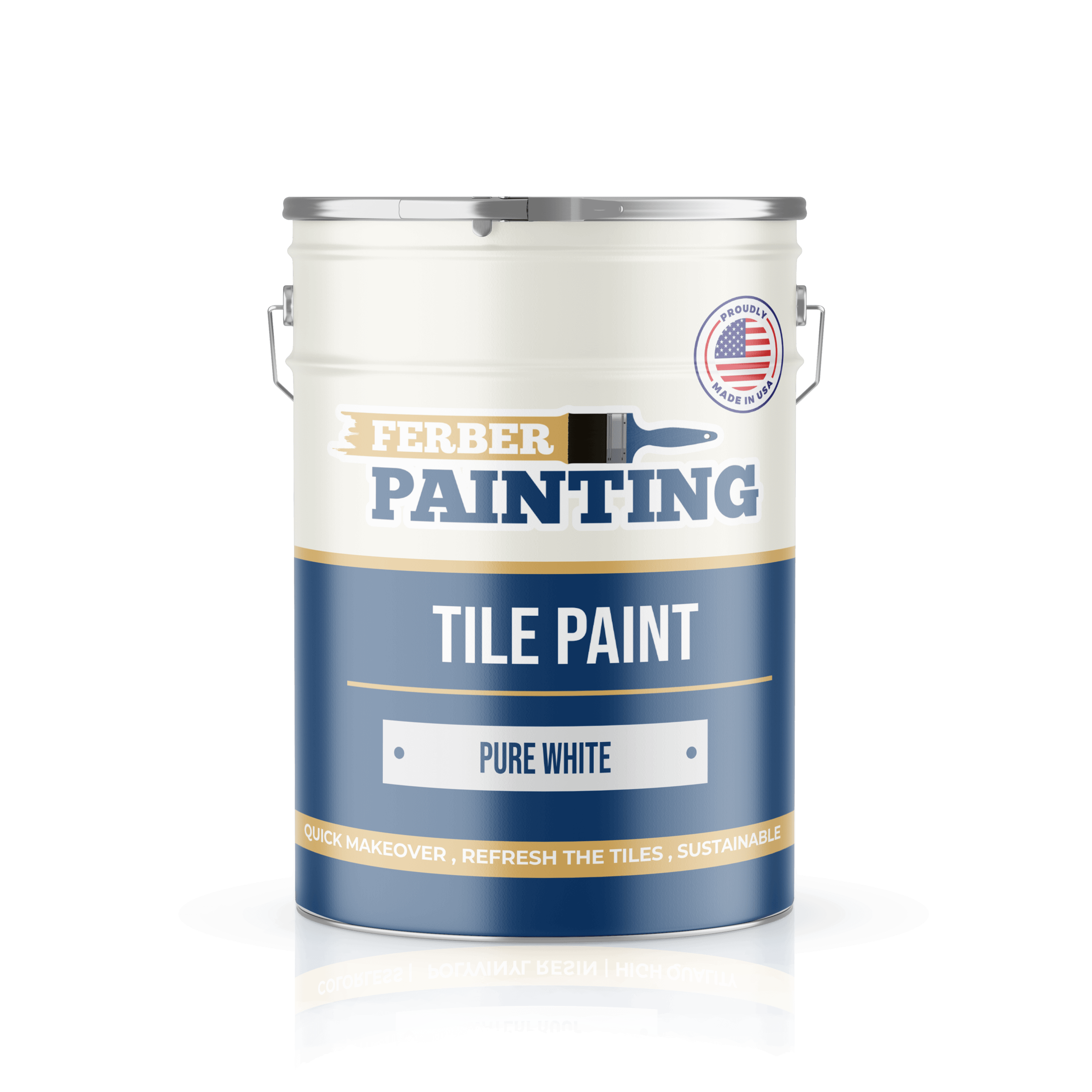Ferber Painting Tile Paint Pure White flismaling hvit vaskbar