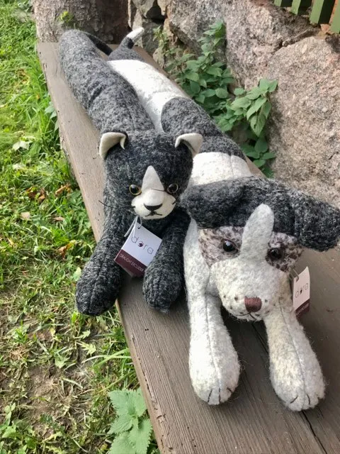 Ovolin Draghund trekkpølse ull hund 75 cm