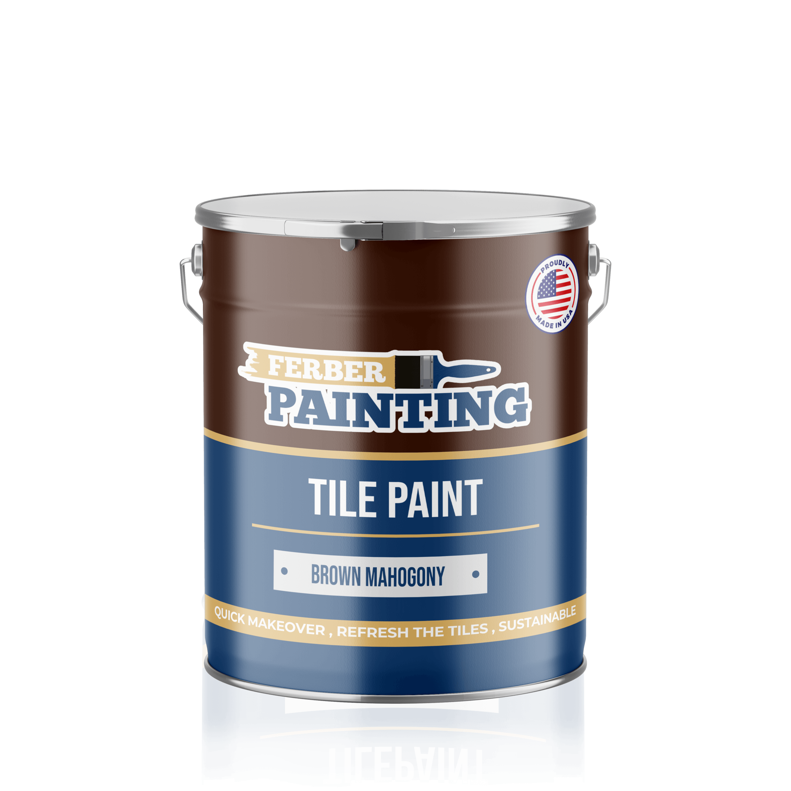 Ferber Painting flismaling mahognibrun dekkende