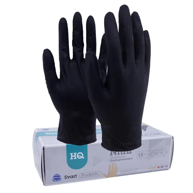 C. Christoffersen Gentle Touch nitrilhanske svart 100-pk