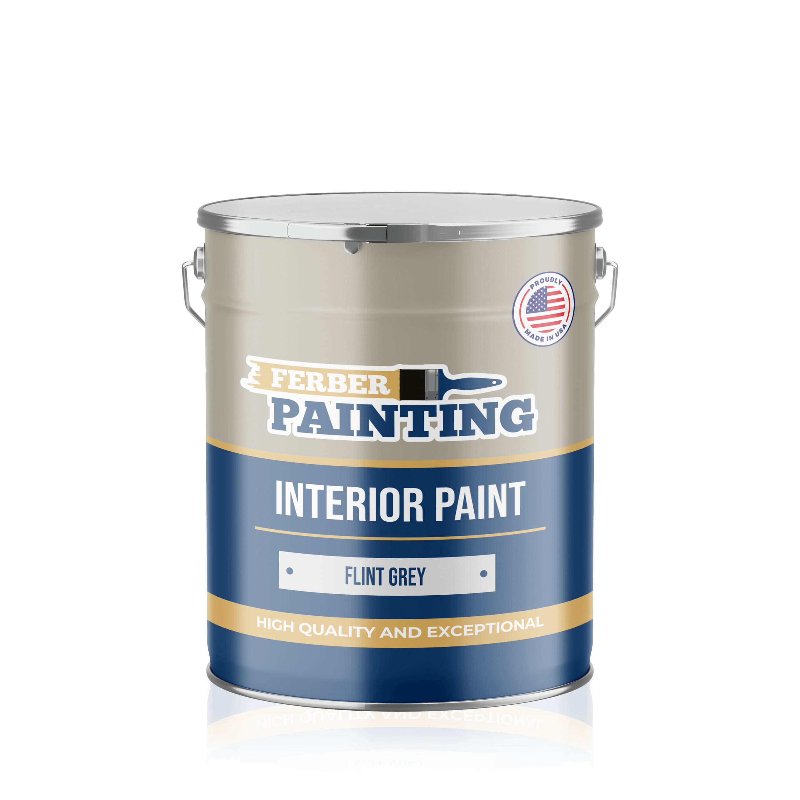 Ferber Painting interiørmaling flintgrå matt vaskbar