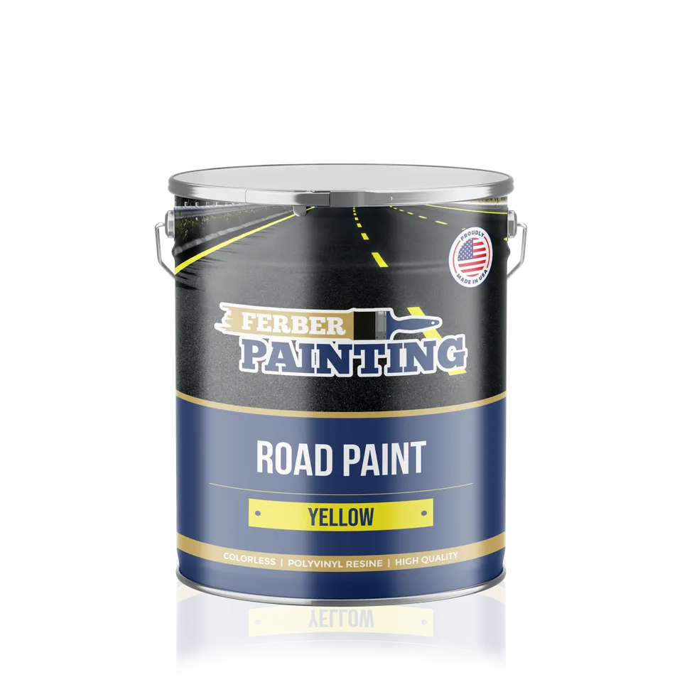Ferber Painting Road Paint vegmaling gul slitesterk