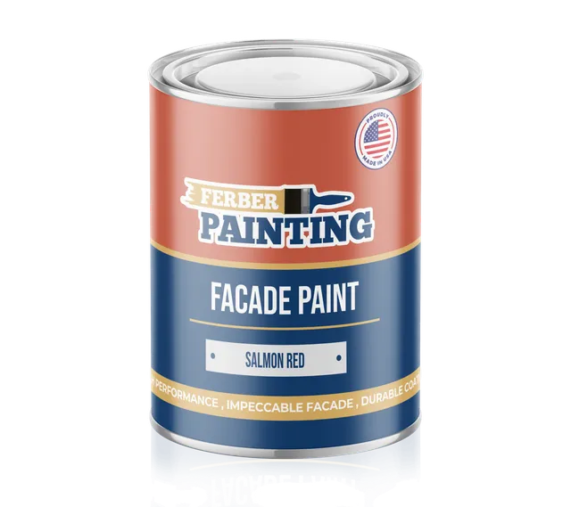 Ferber Painting fasademaling lakserød matt dekkende