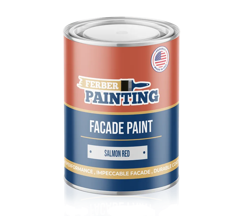 Ferber Painting fasademaling lakserød matt dekkende