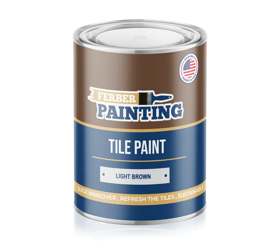 Ferber Painting flismaling lysbrun for bad og kjøkken