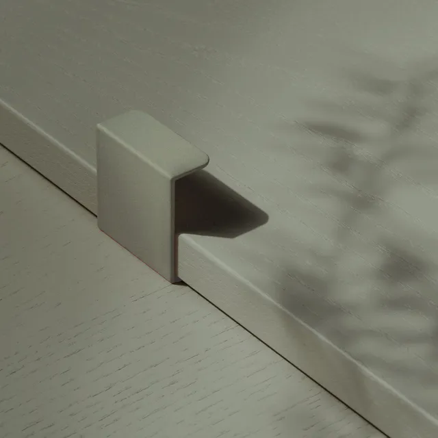 Toniton Hide 40 møbelknott Ash Green metall