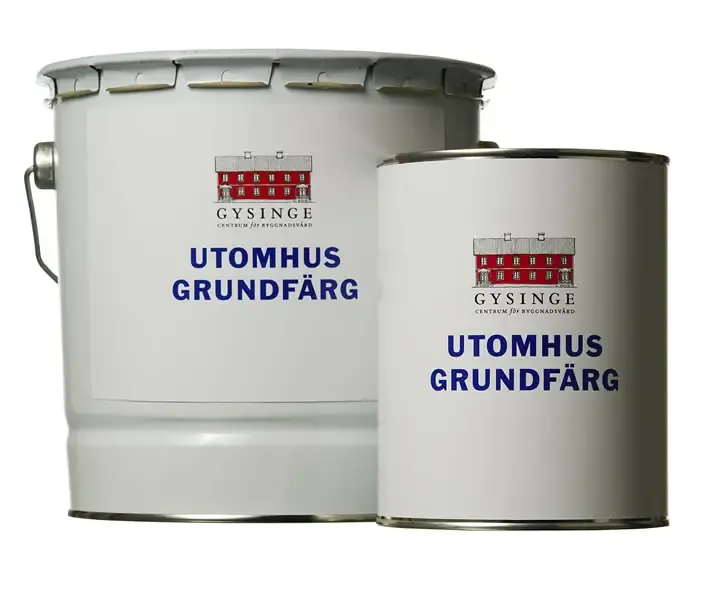 Gysinge utendørsgrunning hvit 1 liter linolje