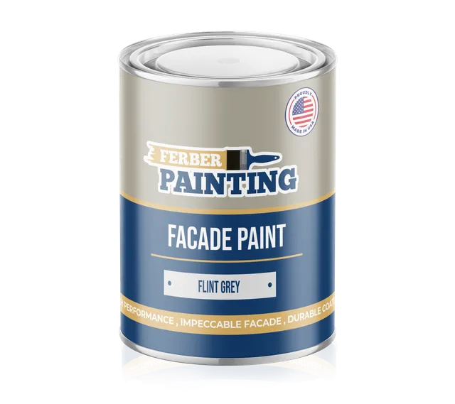 Ferber Painting Facade Paint Flint Grey fasademaling matt