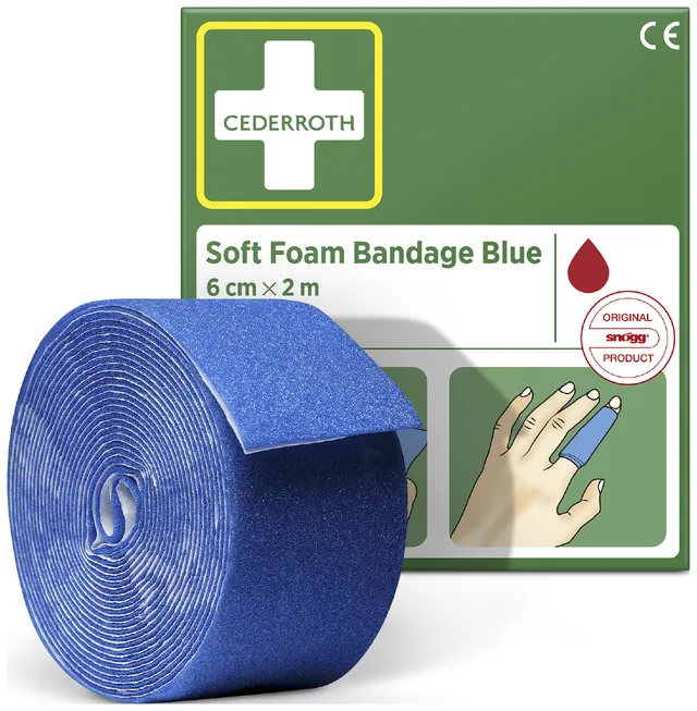 Cederroth Soft Foam plaster bandasje 6 cm x 4,5 m