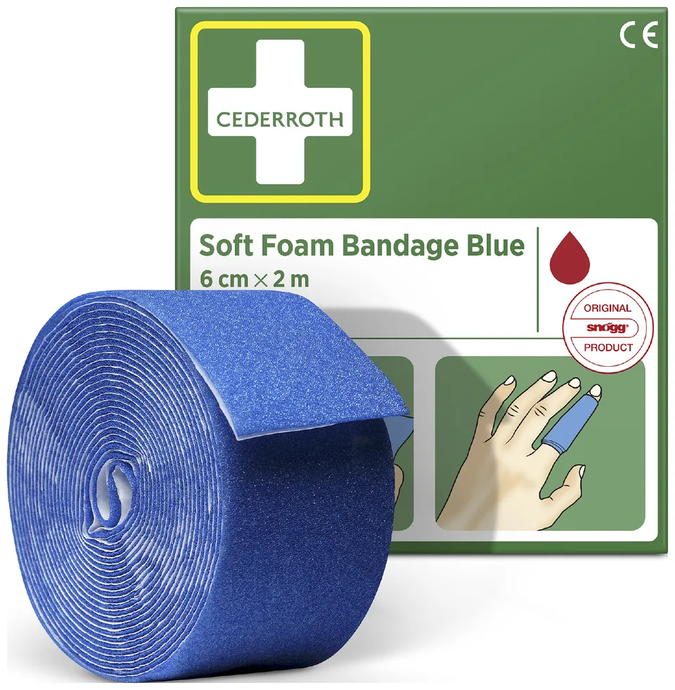Cederroth Soft Foam plaster bandasje 6 cm x 4,5 m