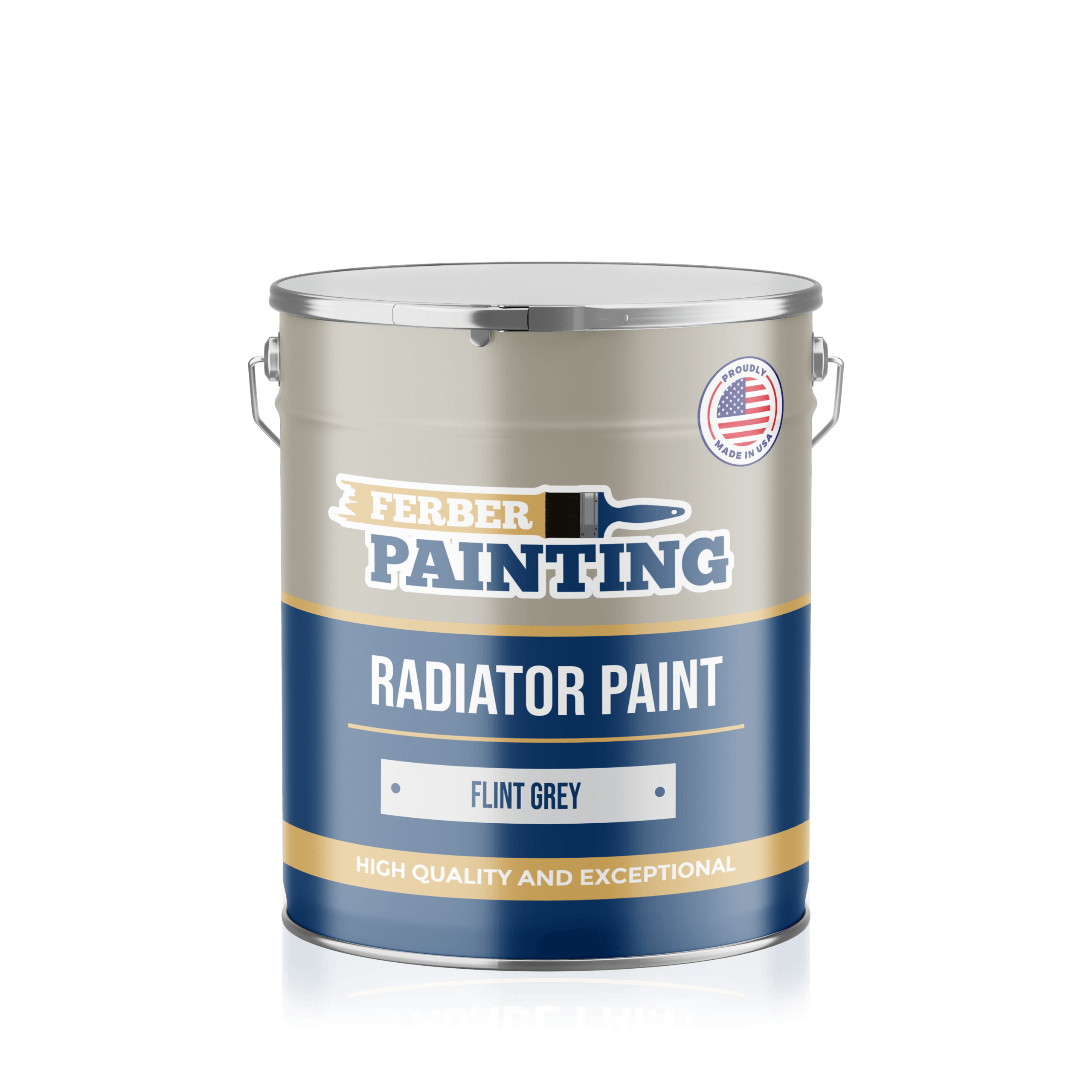 Ferber Painting Radiator Paint Flint Grey radiatormaling