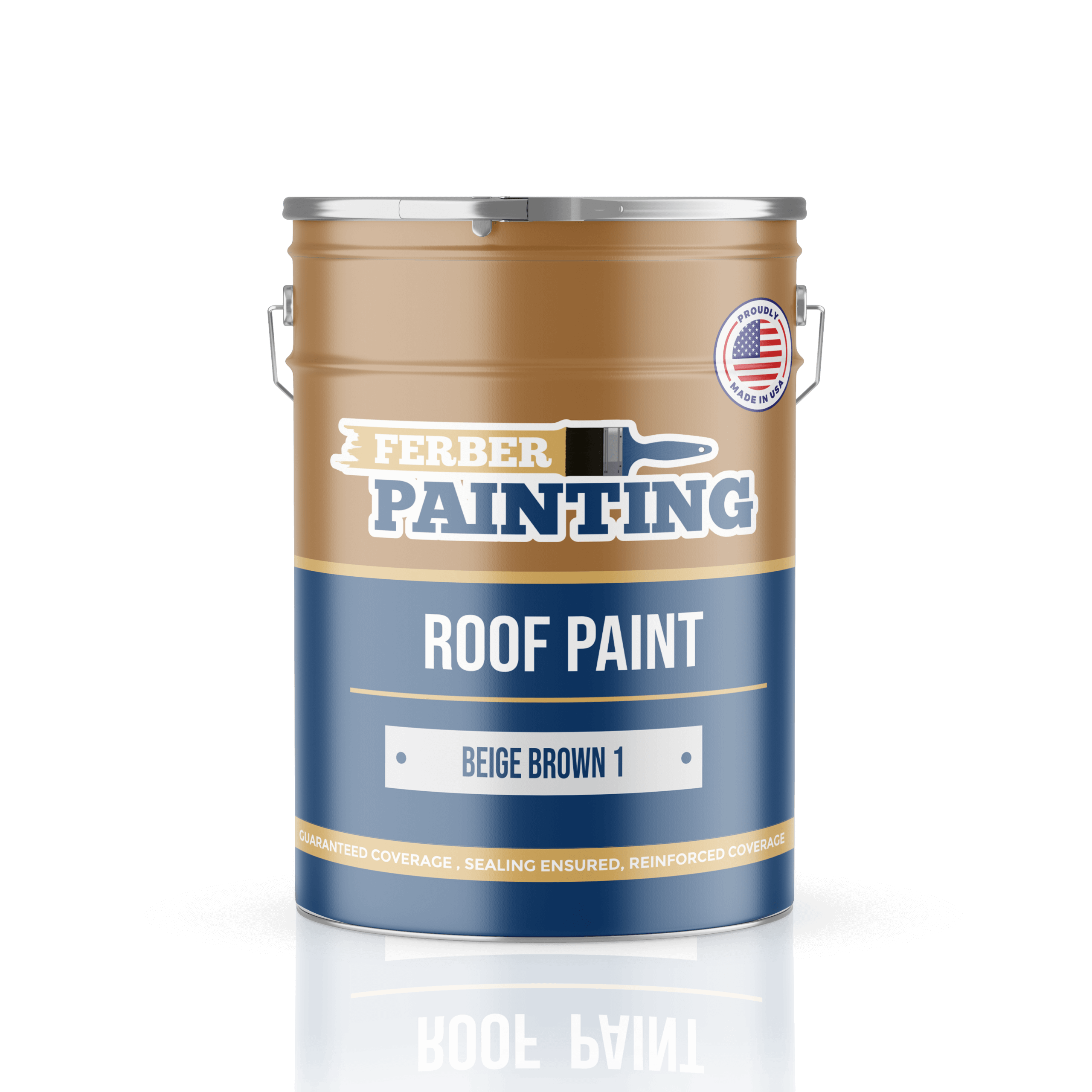 Ferber Painting Roof Paint Beige Brown takmaling brun UV