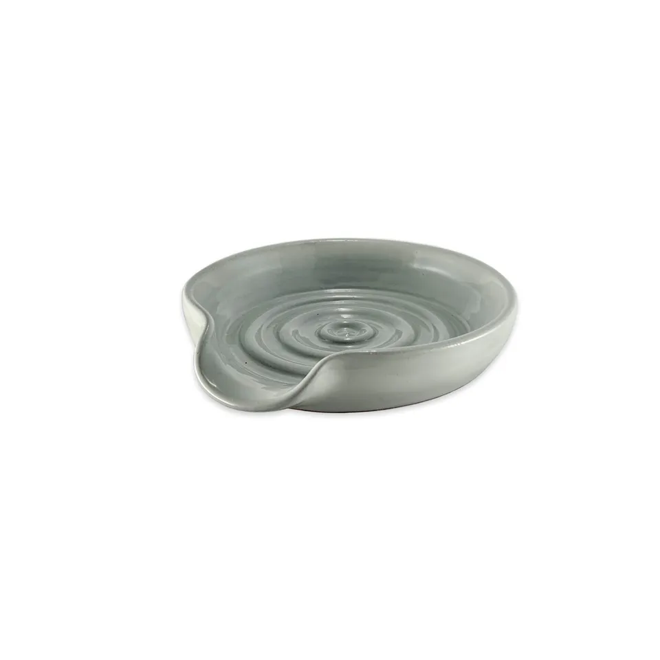 Gysinge sleivfat grått glasert leire 14 cm