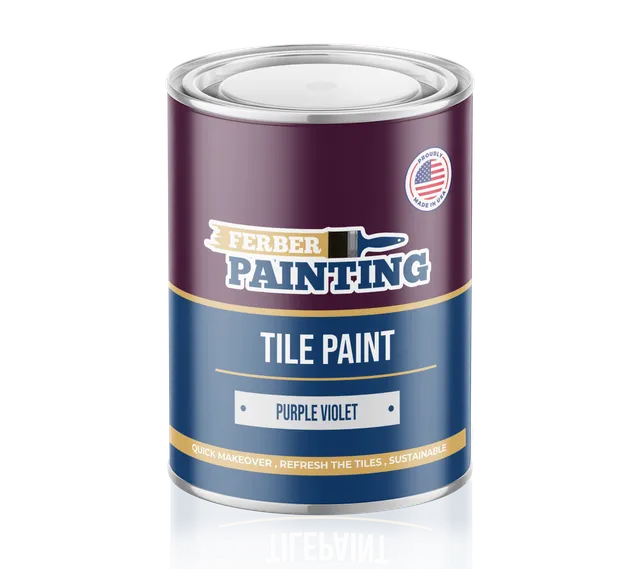Ferber Painting Tile Paint flismaling purpurfiolett dekkende