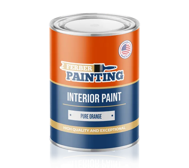 Ferber Painting interiørmaling oransje matt vaskbar
