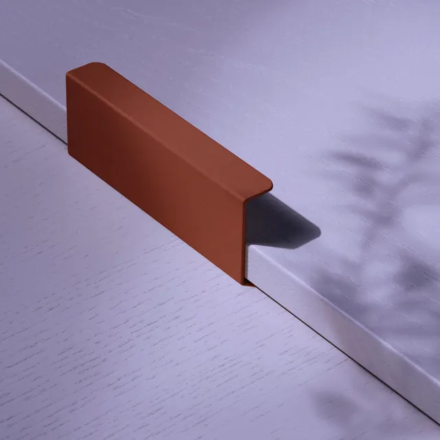 Toniton Hide 120 møbelhåndtak Reddish Brown metall
