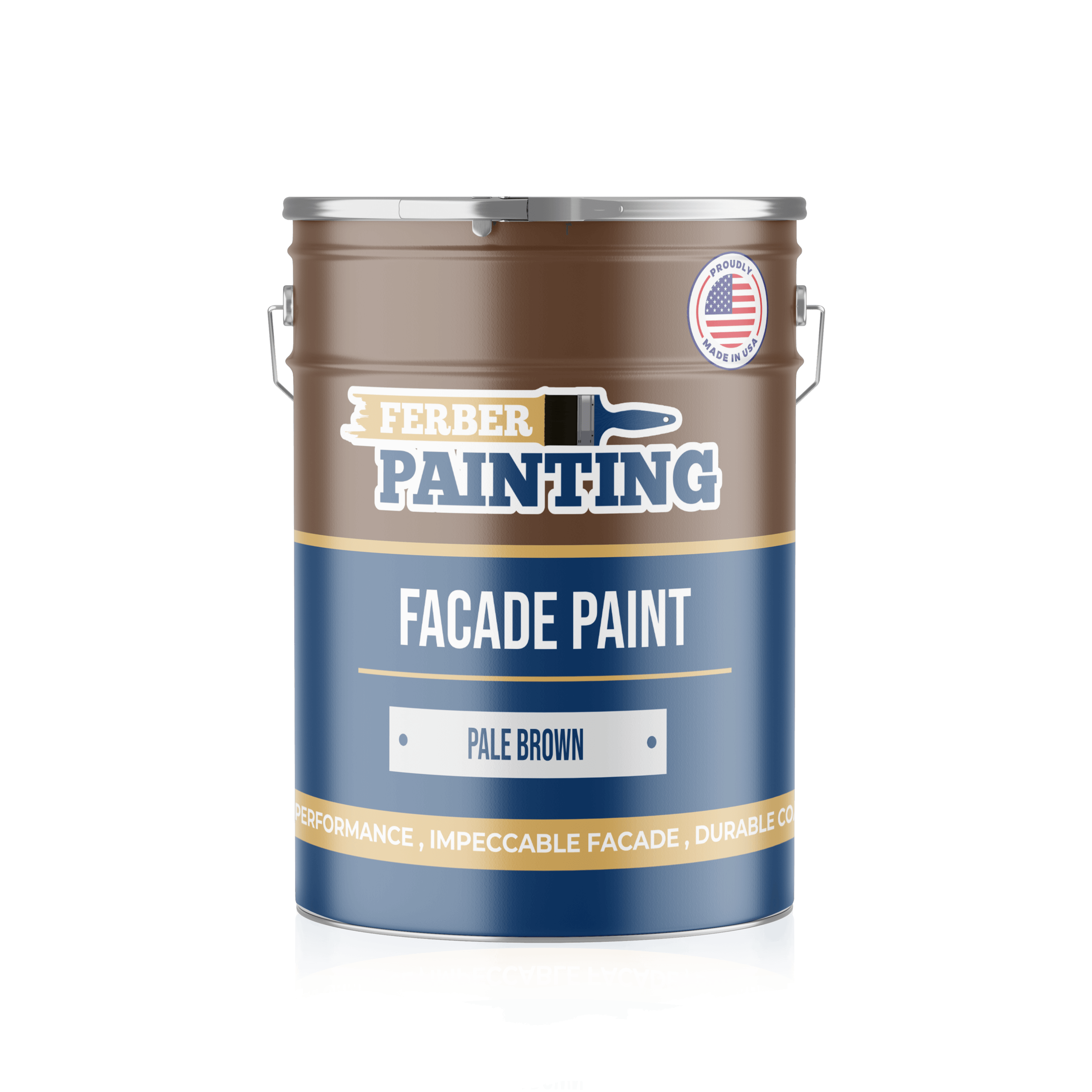 Ferber Painting fasademaling lysebrun matt vaskbar