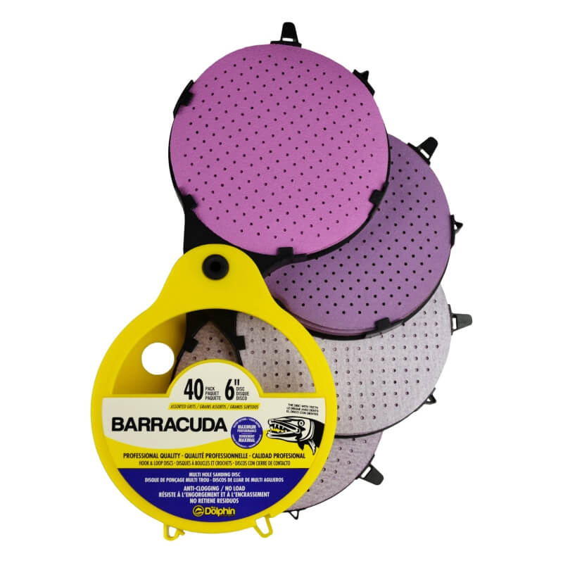 Blue Dolphin sliperondeller 152 mm sett slipemaskin