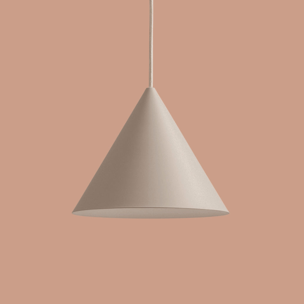 Toniton Cone Takpendel 300 taklampe greige