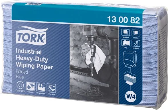Tork Ekstra Sterk tørkepapir blå kartong 13 00 82