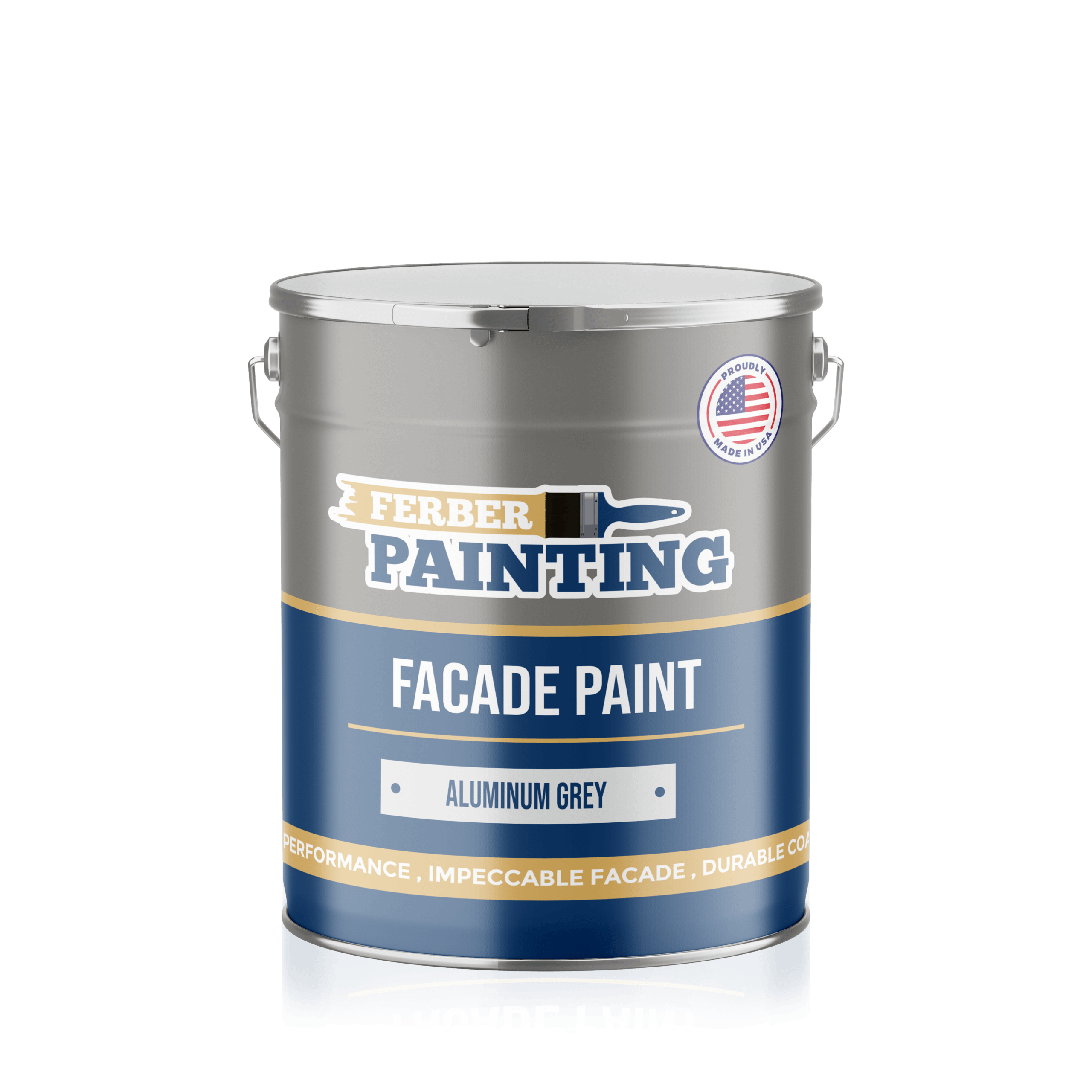 Ferber Painting fasademaling aluminiumgrå matt