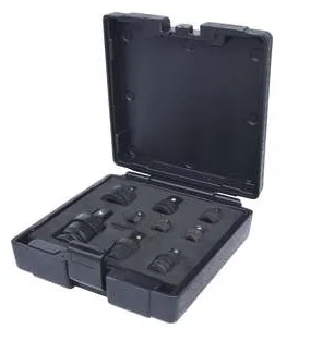 Kraftovergang 515.0100 adaptersett 9 deler krom